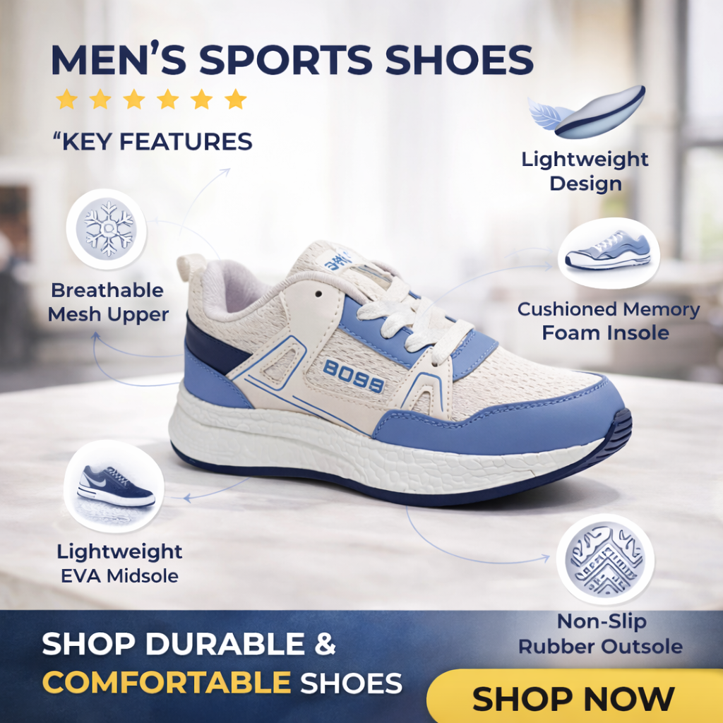 Lightweight sports shoe