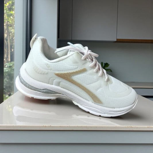 White sports shoes for women